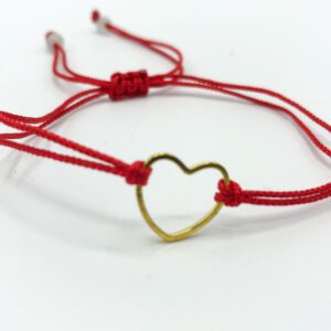 Love adjustable heart bracelet for valentines gift