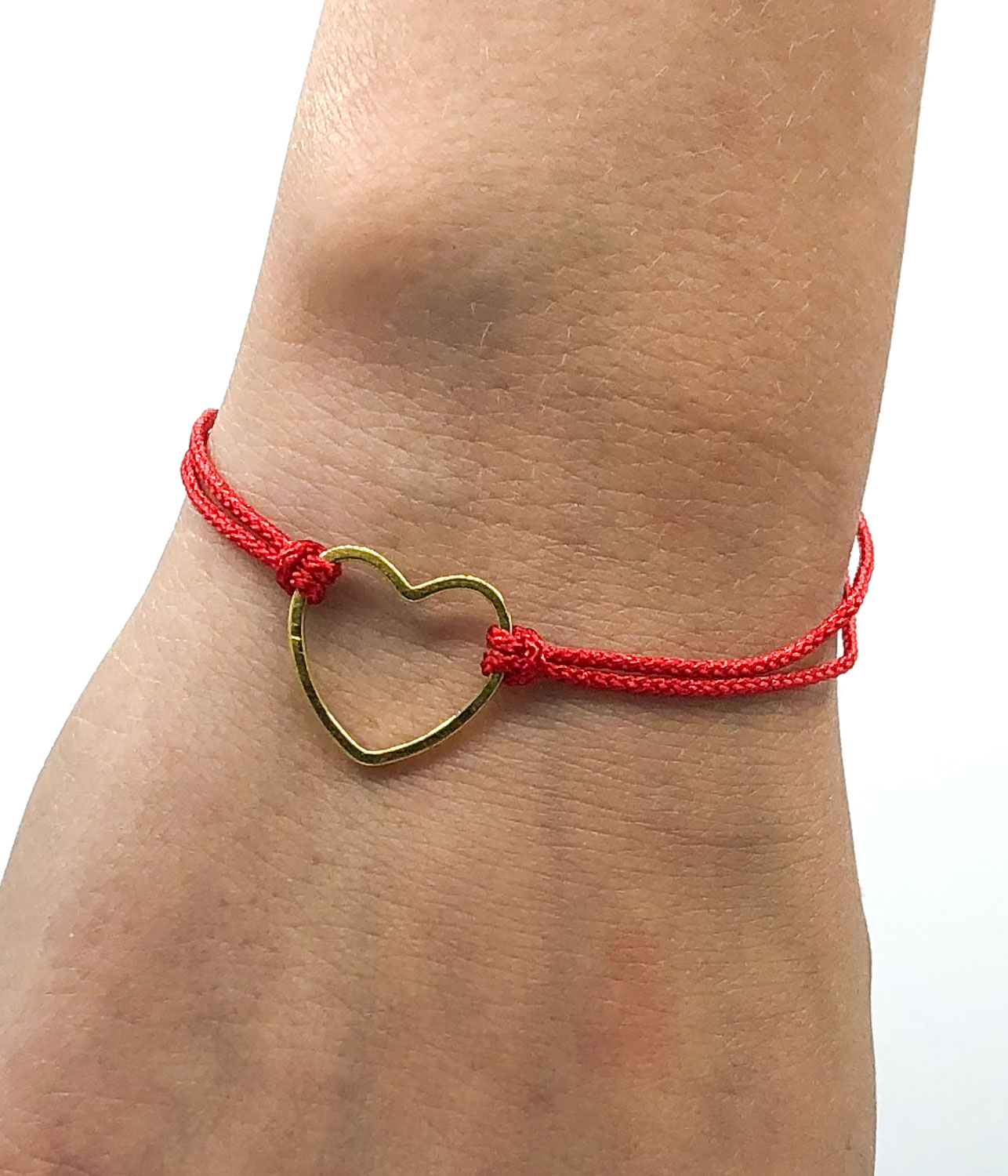 Love adjustable heart bracelet for tween girls