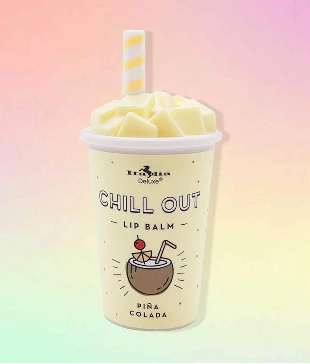“Chill Out” Lip Balm - Pina Colada - self care gift for girls