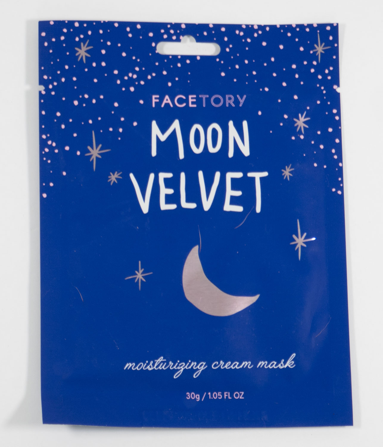 moon velvet moisturizing cream mask for tweens