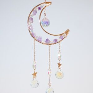 Amethyst Moon window hang gift