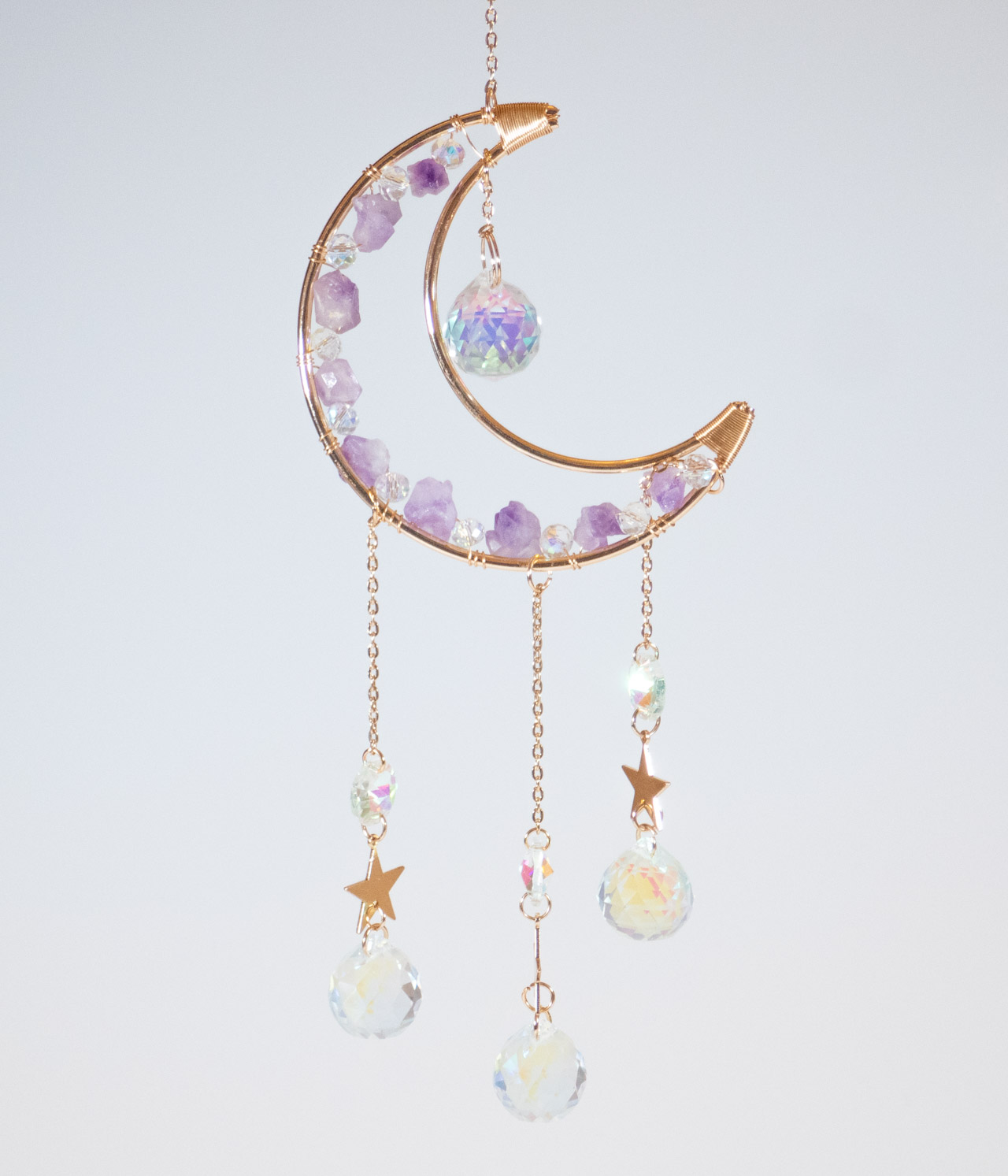 Amethyst Moon window hang gift