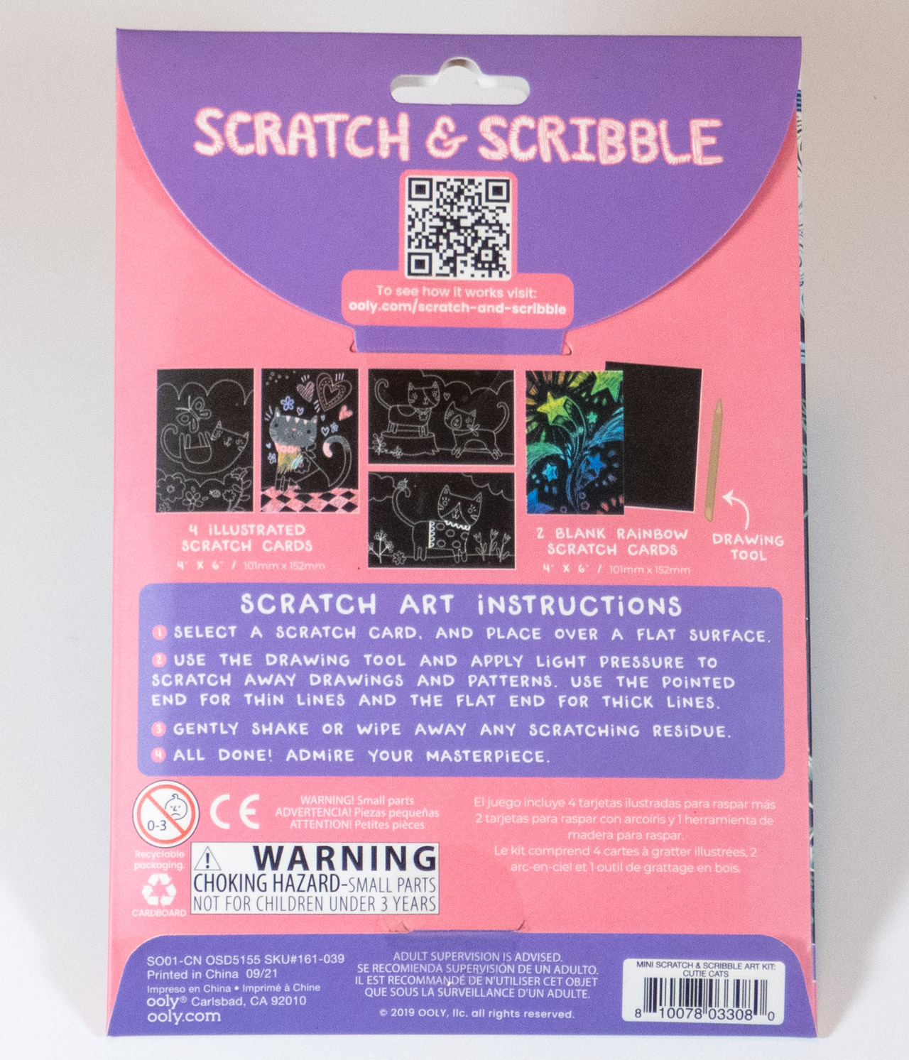 Scratch and Scribble Mini Scratch Art Kit - Image 2