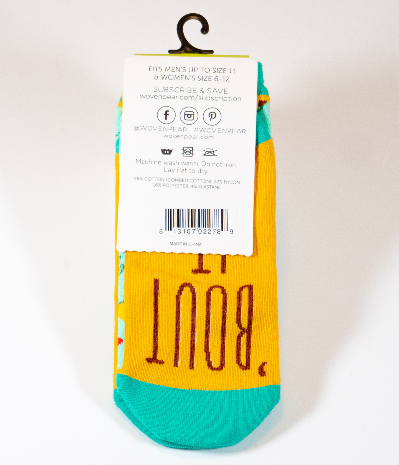 "Let's Taco 'Bout It" Socks - Image 3