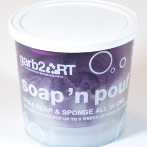 Cotton Candy scented Soap-n-Pouf