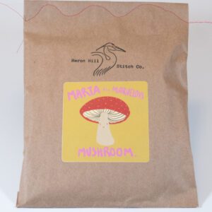 Marta the Marvelous Mushroom Felt stitch gift - fun creative craft gift for kids