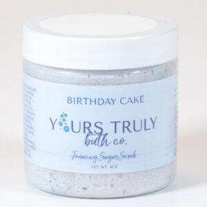 Birthday Cake Scented Foaming Sugar Scrub