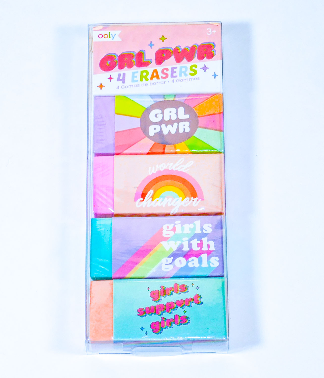 Girl Power GRL PWR Eraser set gift
