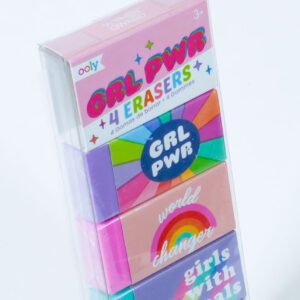 Girl Power GRL PWR Eraser set gift