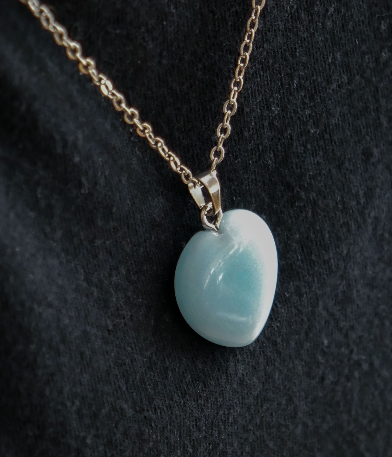 Glowing Heart necklace tween gift
