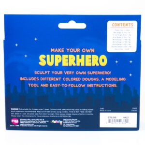 Make Your Own Superhero dough sculpting craft kit
