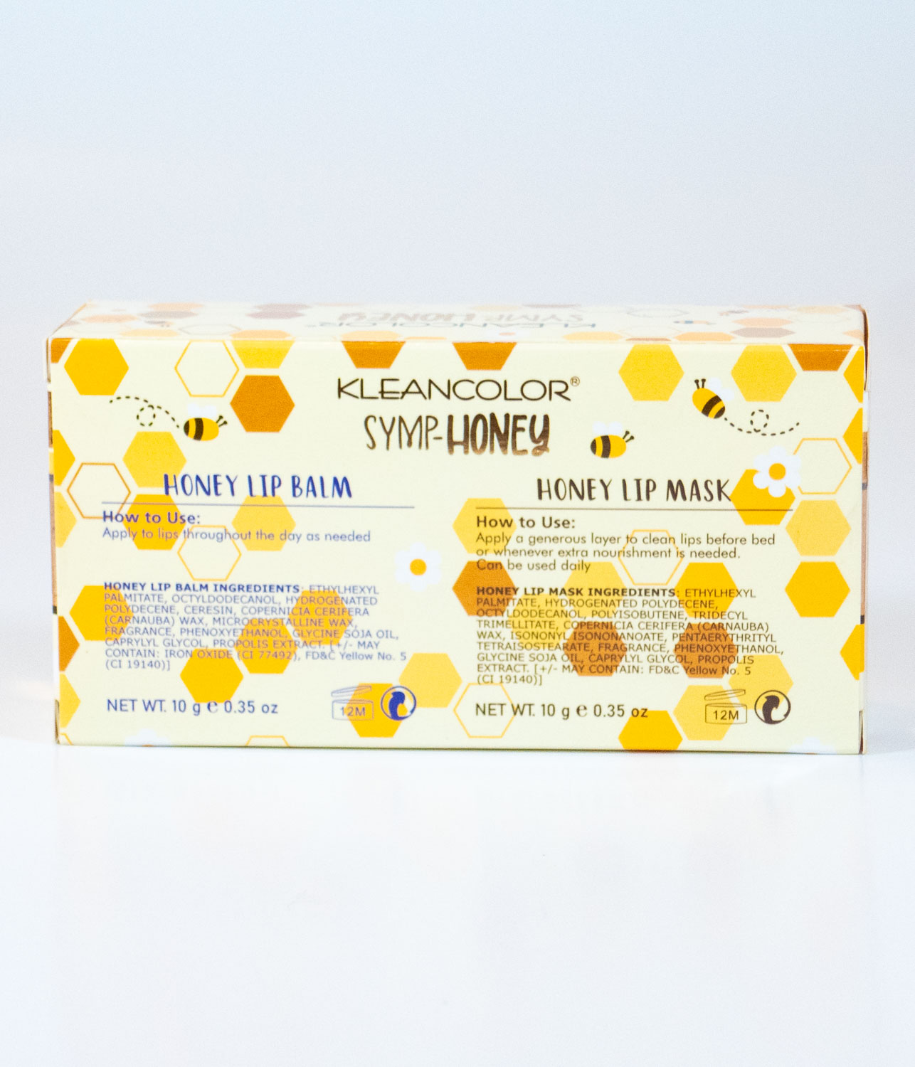 Honey Lip Balm and Honey Lip Mask by KLEANCOLOR