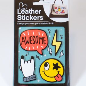 Like leather stickers - perfect gift for school