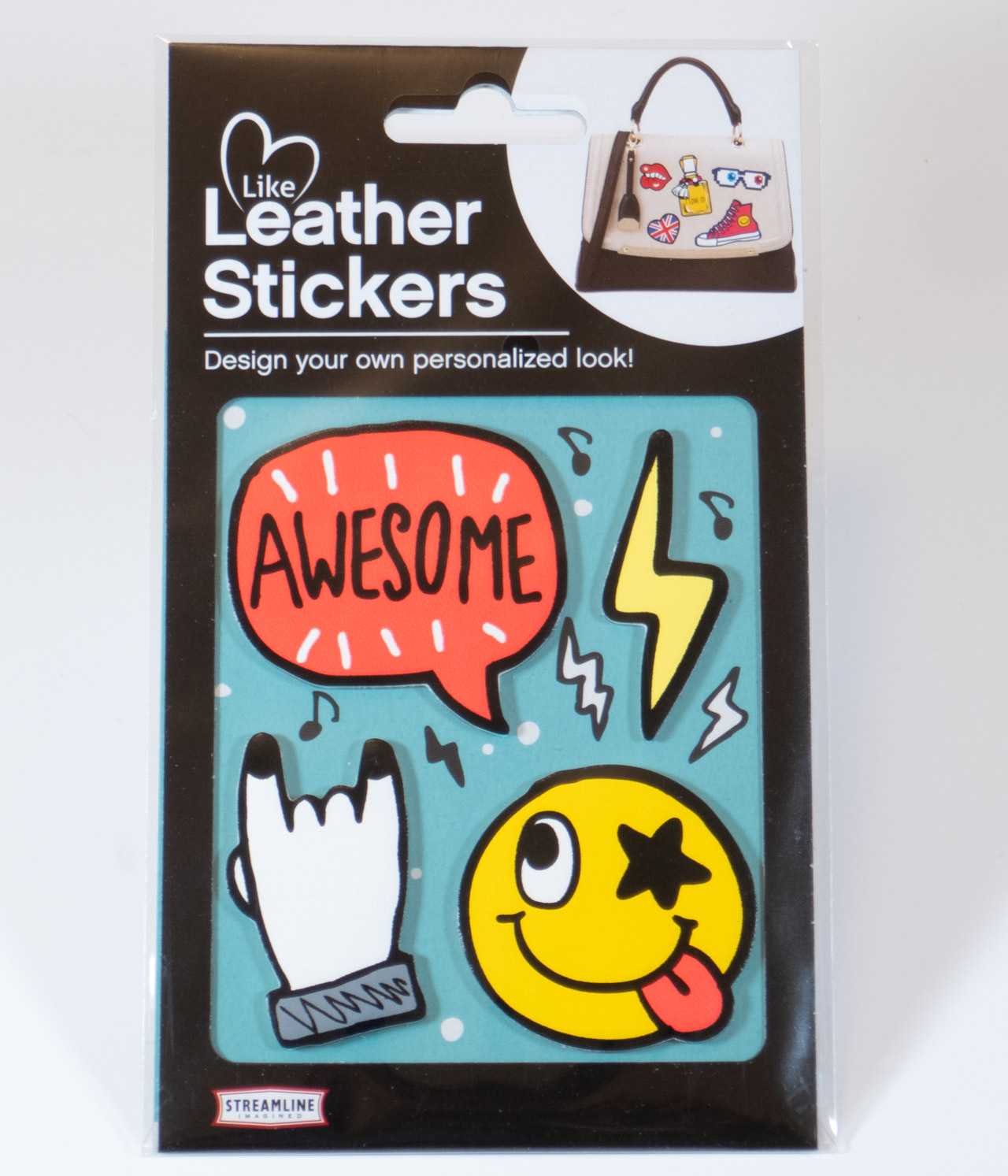 Like leather stickers - perfect gift for school