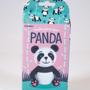 Make your own panda craft kit gift - front