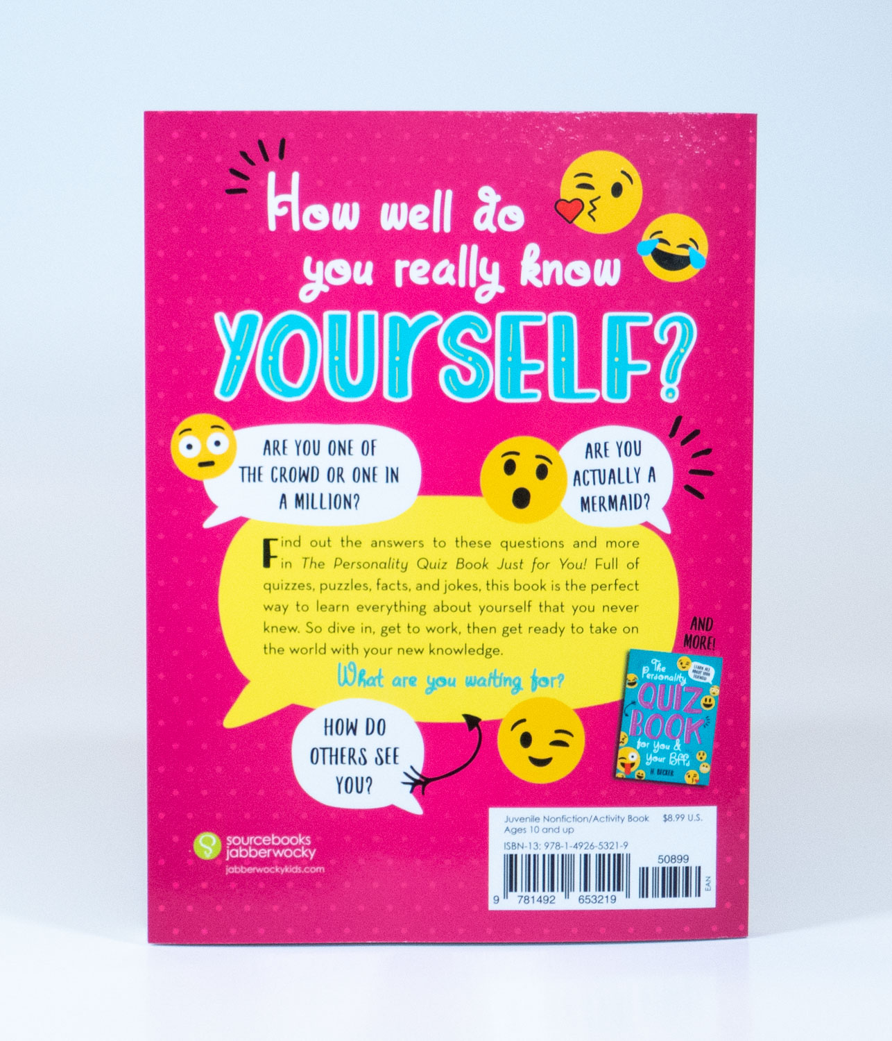The Personality Quiz Book Just for You | By H. Becker