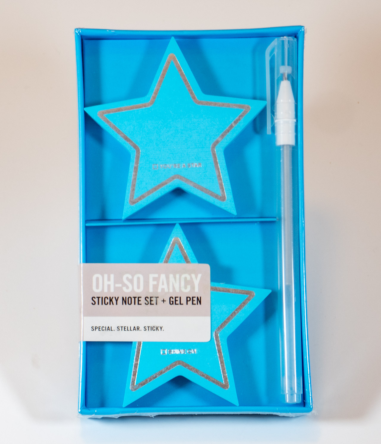 star sticker set with pen