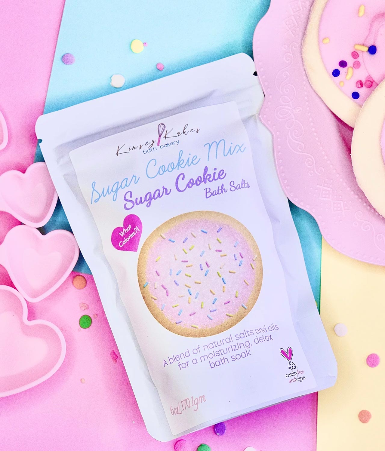 Sugar cookie bath salts for teen or tween bath and body gift