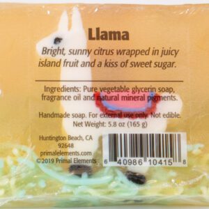 natural fun llama soap ingredients
