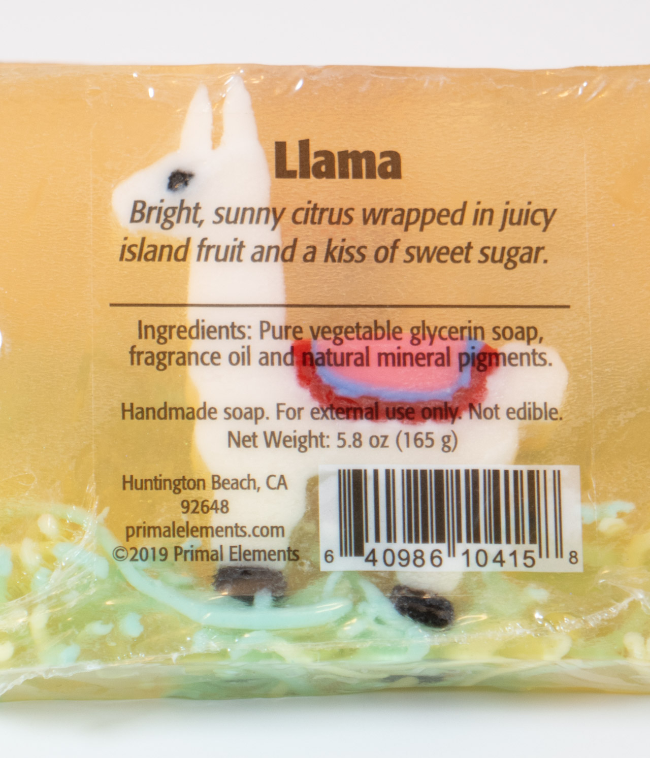 natural fun llama soap ingredients