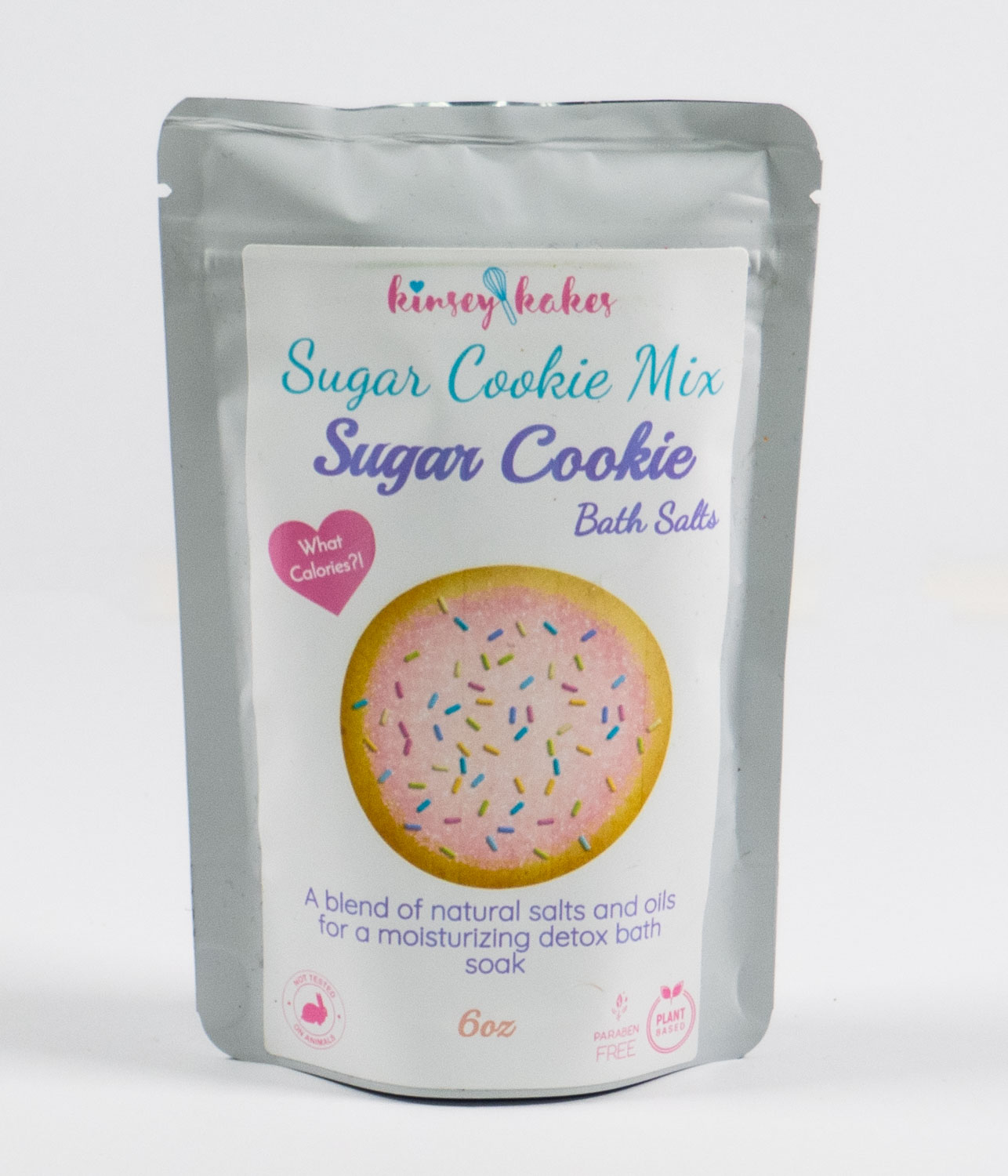 Kinsey Kakes Sugar Cookie bath salts - package tween gift