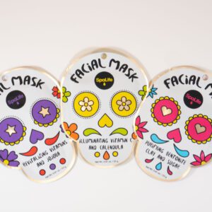 Dia de los muertos skull design beauty facial masks