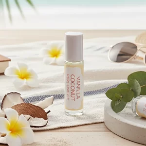 Vanilla Coconut Perfume Oil – Travel Scent for Girls