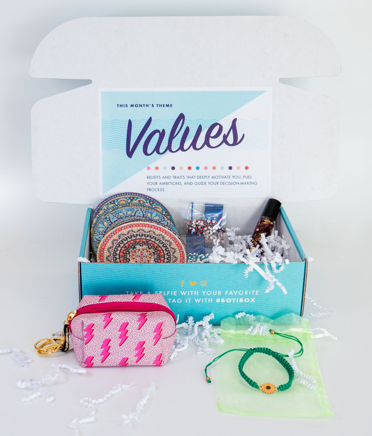 Values - birthday gift box