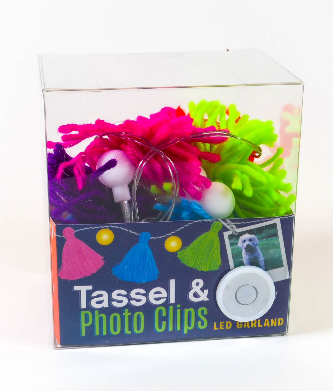 Tassel & photo clips for teen and tween bedrooms