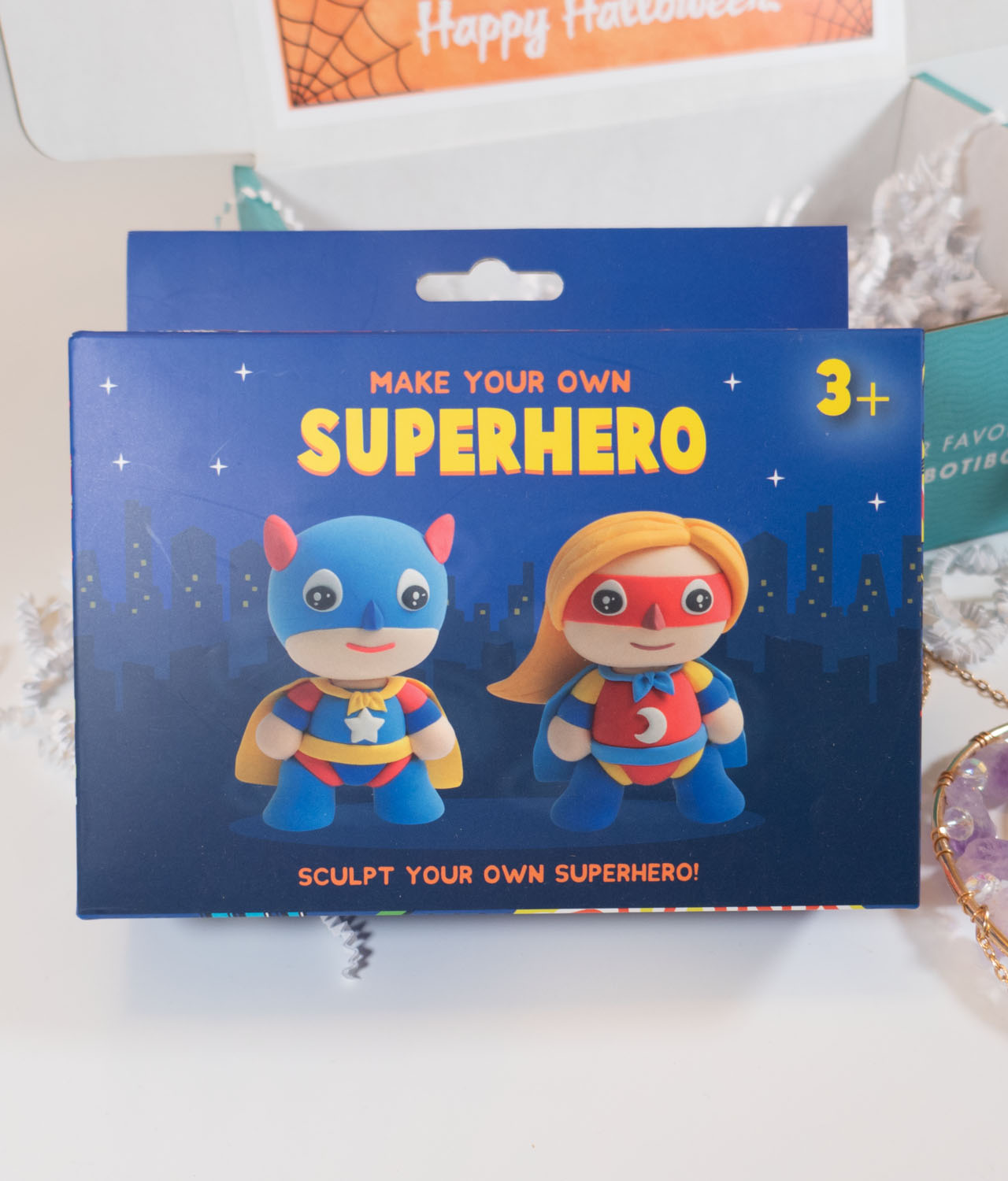 Make YourOwn Superhero dough sculpture kit