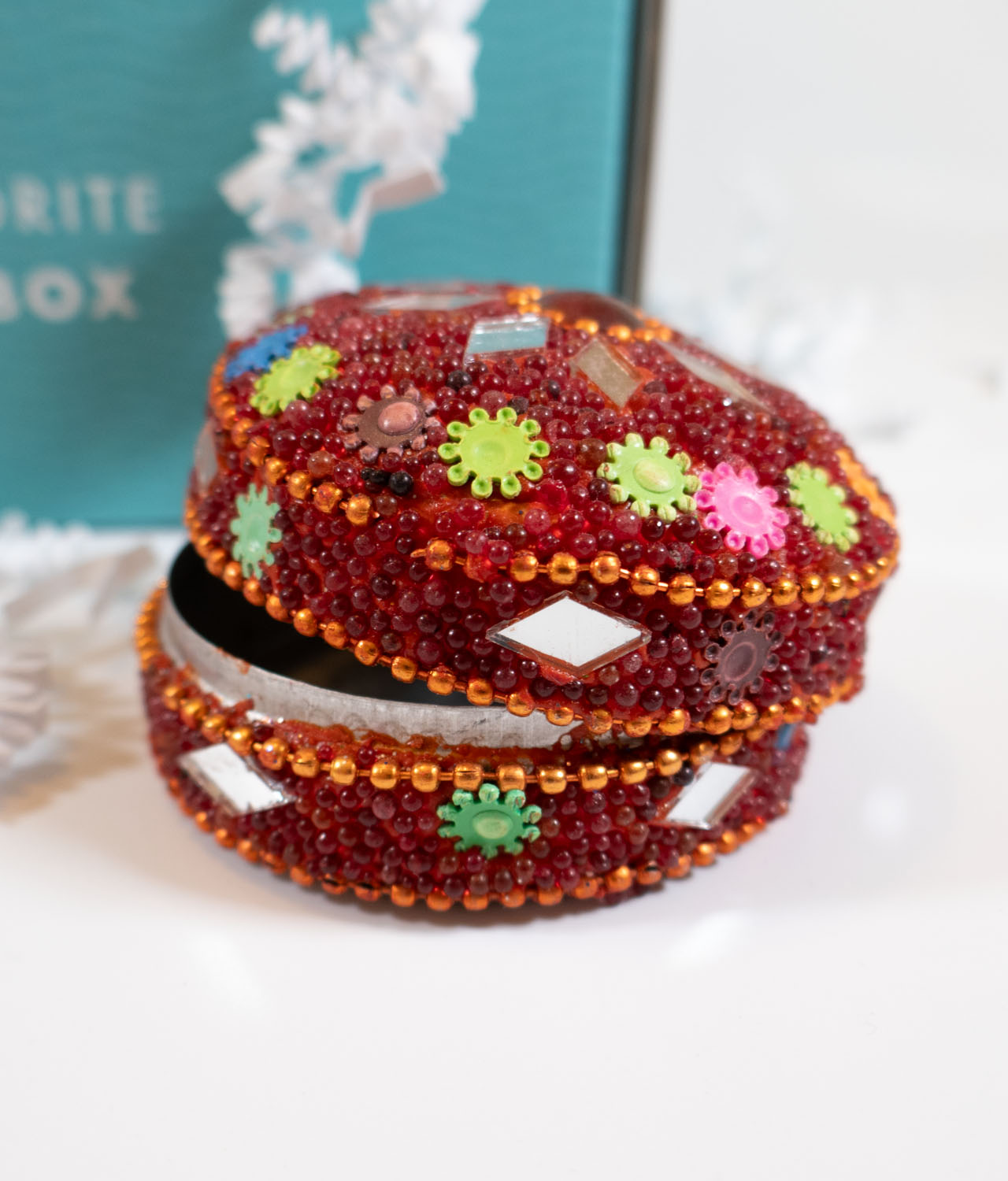jeweled trinket box gift for girls bedroom