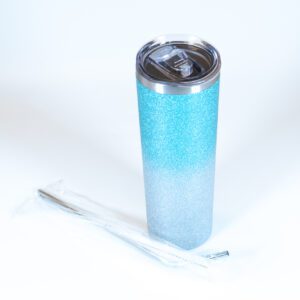 20oz Skinny Tumbler cap on