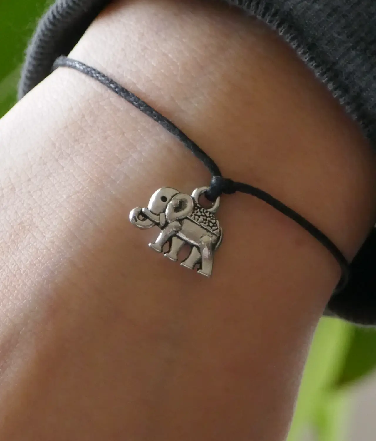 Remember Elephant Bracelet on girls wrist