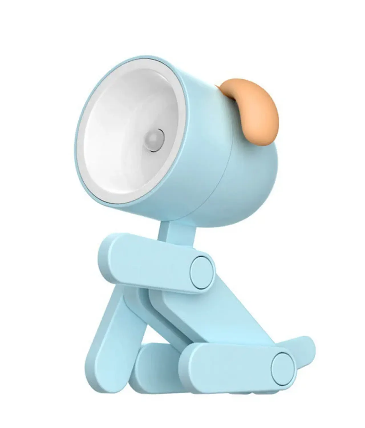 Nightstand Lamp - mini dog model posed to sit and shake