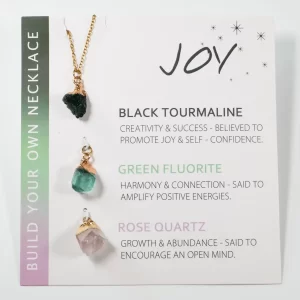 Precious stone necklace for teen and tween girls