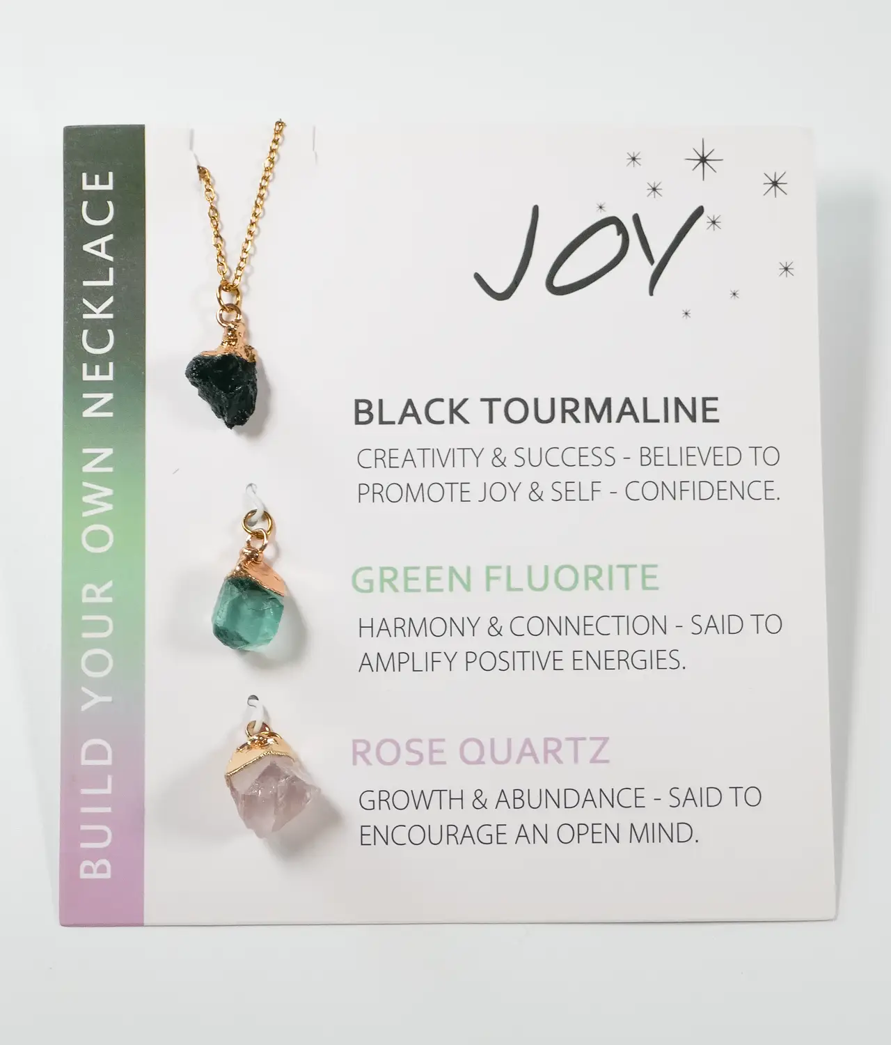 Precious stone necklace for teen and tween girls