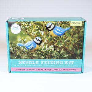 Blue Tit bird need felting kit box front