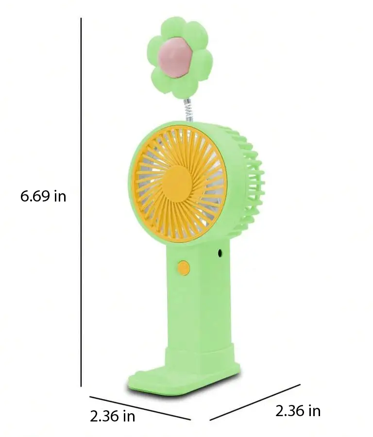 handheld fan gift measurements
