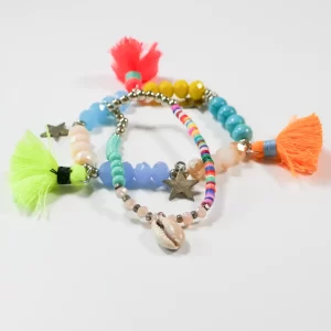 Colorful tassel bracelet - anklet - 1