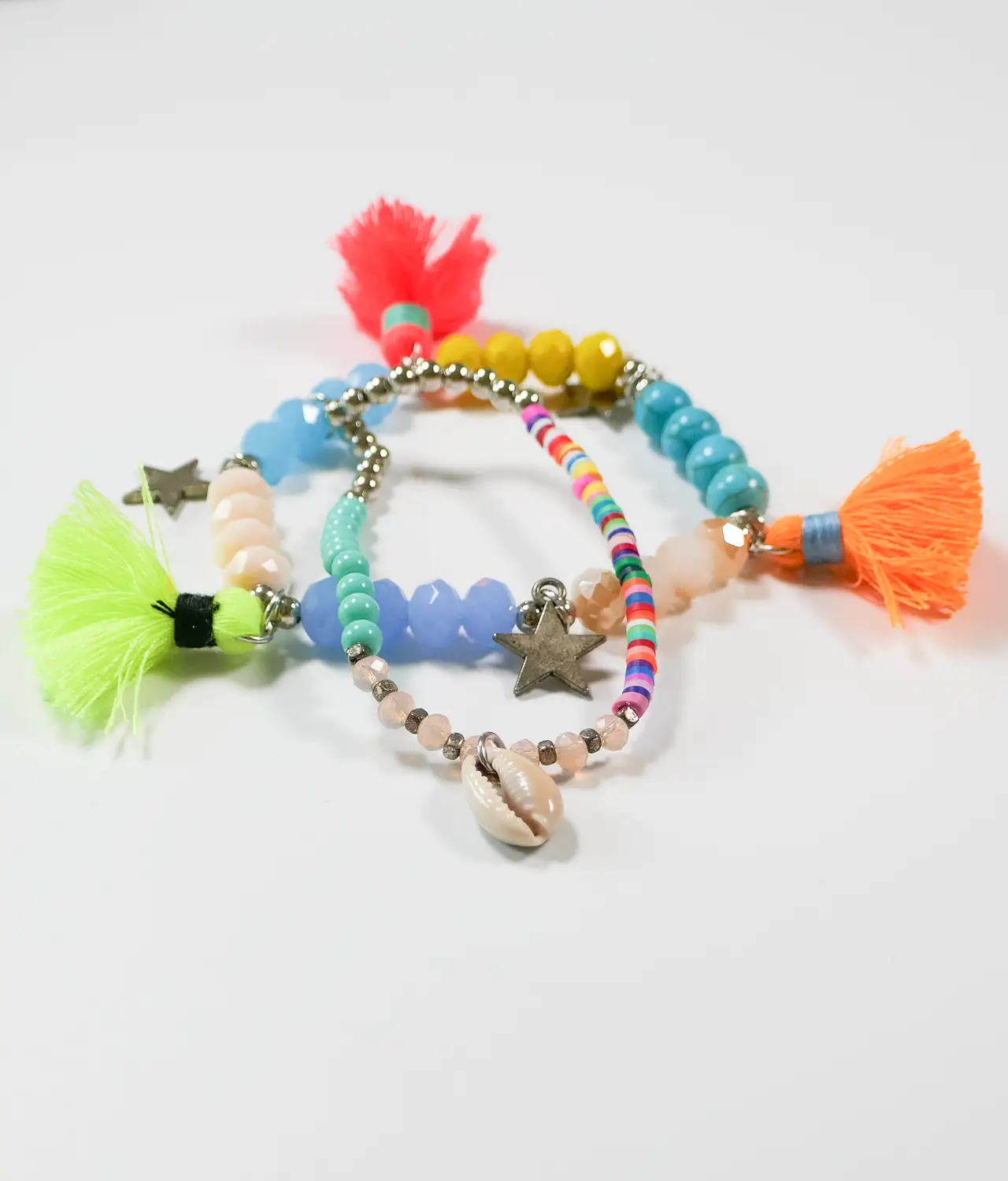 Colorful tassel bracelet - anklet - 1