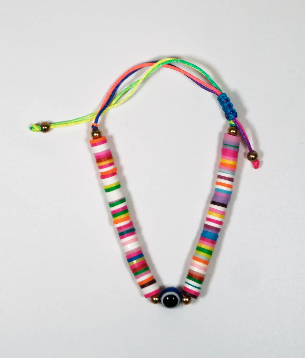 heishi bracelet rainbow