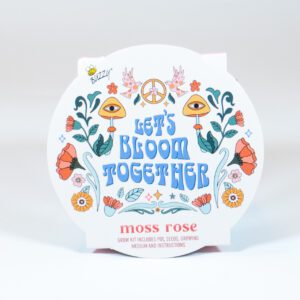 Buzzy moss rose grow kit - top
