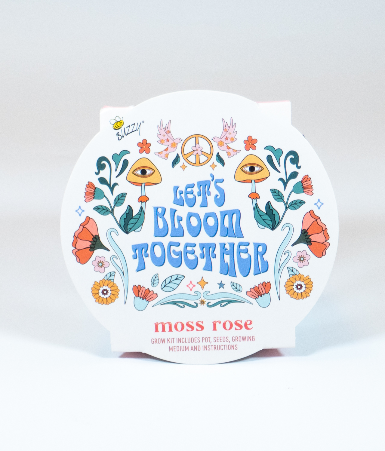 Buzzy moss rose grow kit - top