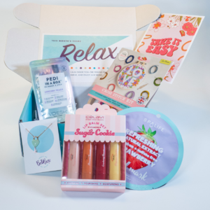 Relax theme - gift bag for girls